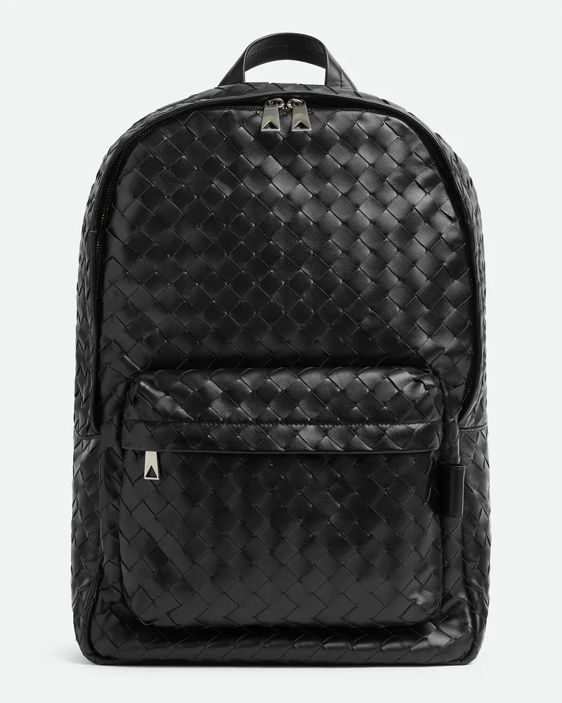Bottega Veneta Intrecciato Rucksack Black