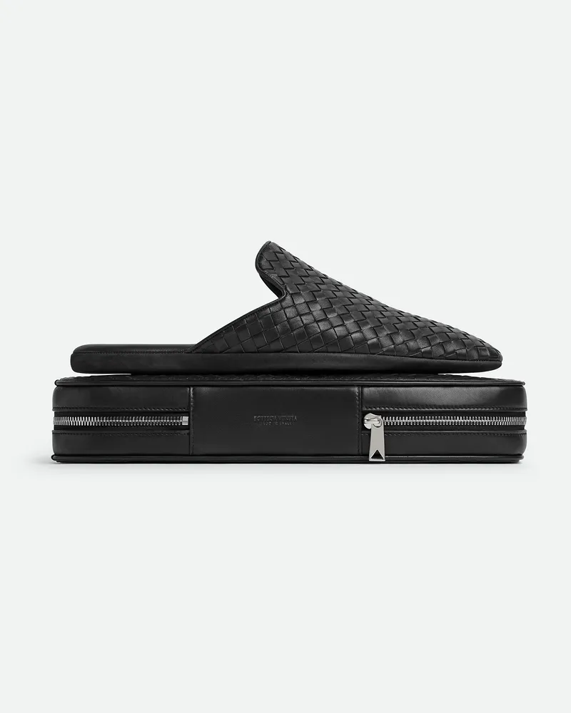 Bottega Veneta Palazzo Slipper Mit Reisebeutel Black