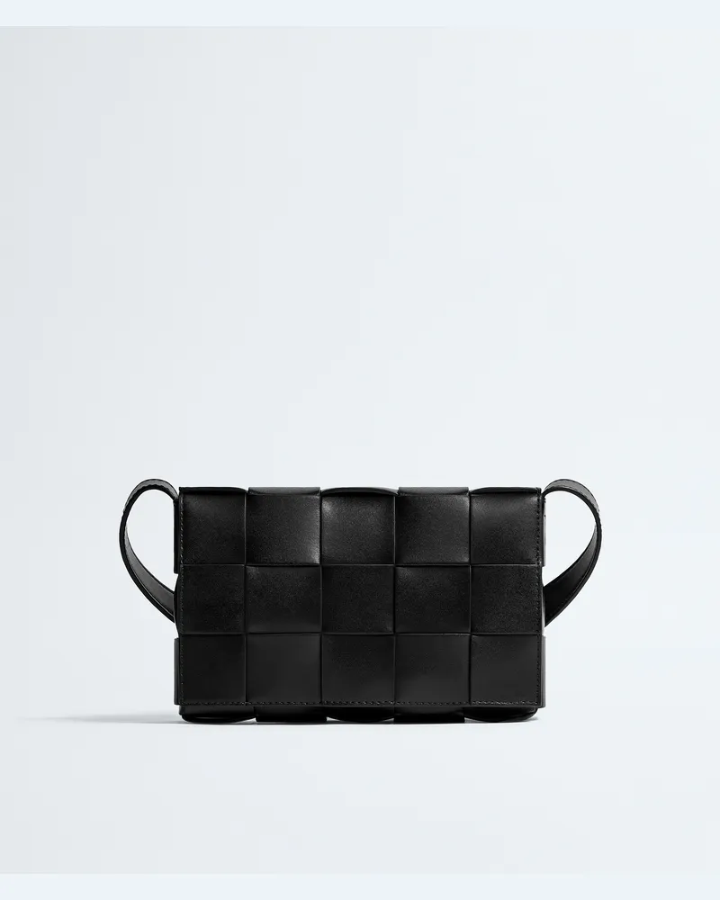 Bottega Veneta Cassette - Schwarz - Herren - 100 % Kalbsleder Schwarz