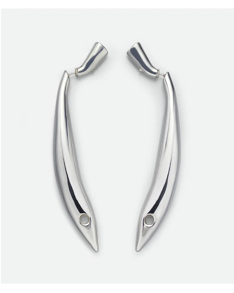 Bottega Veneta Sardine Ohrringe Silver