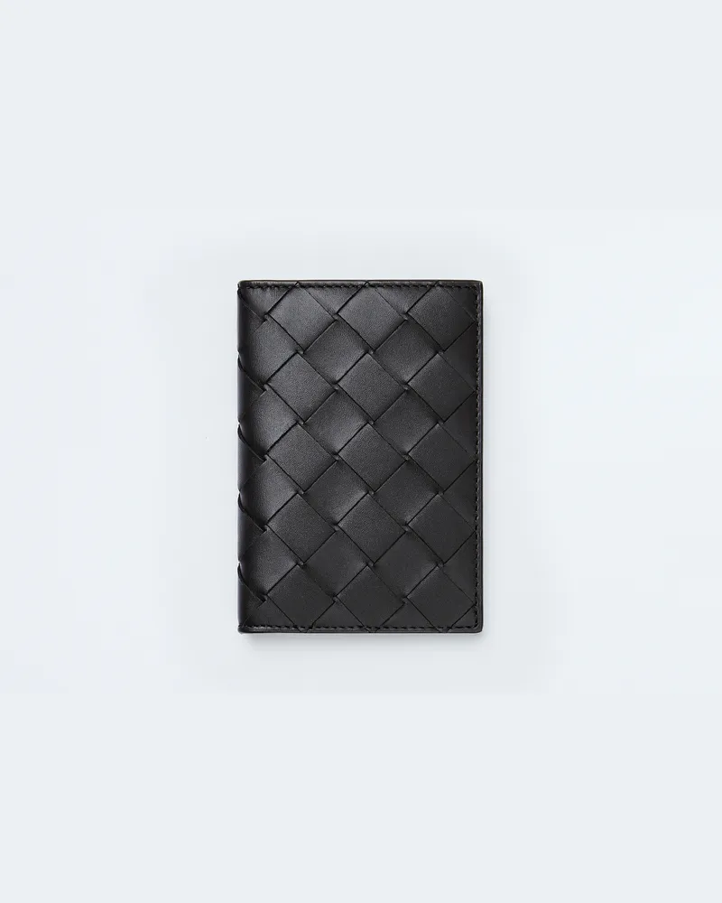 Bottega Veneta Intrecciato Kartenetui Mit Überschlag-Schwarz - Herren Schwarz