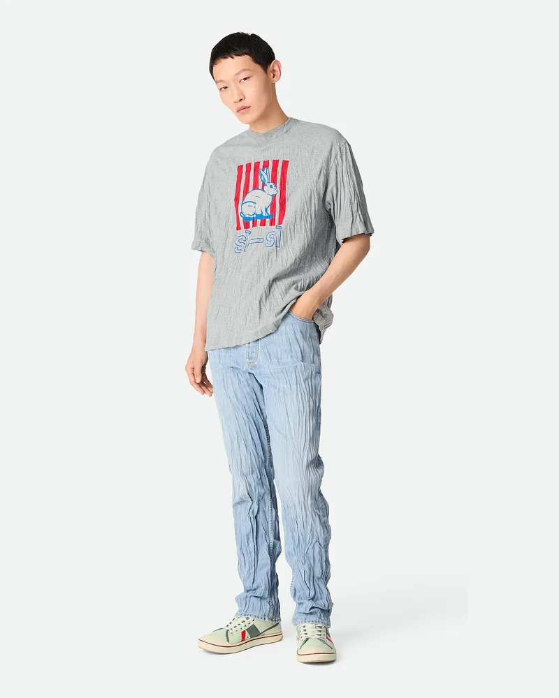 Bottega Veneta Jeans Mit Crushedeffekt Light