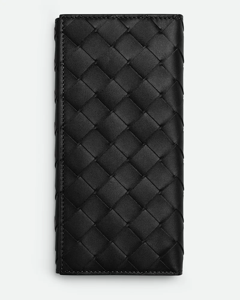 Bottega Veneta Längliches Portemonnaie Black