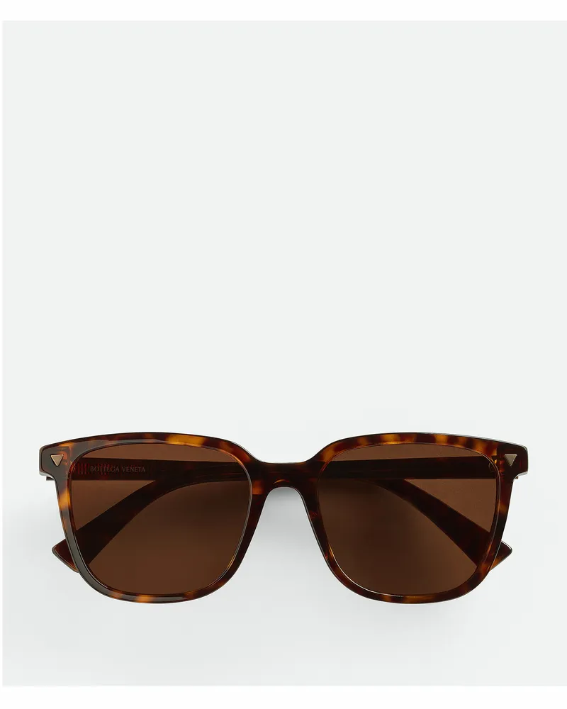 Bottega Veneta Soft Eckige Sonnenbrille Aus Recyceltem Azetat - Braun - Unisex Braun