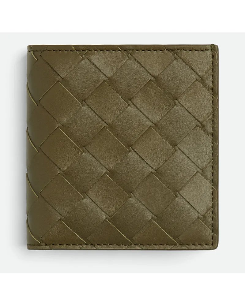 Bottega Veneta Schs Intrecciato Bifold Portemonnaie Mud