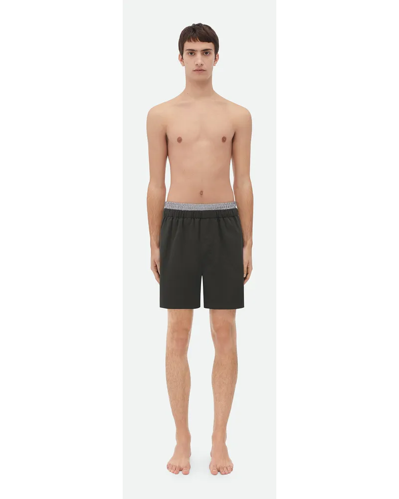 Bottega Veneta Badeshorts Aus Nylon Kale