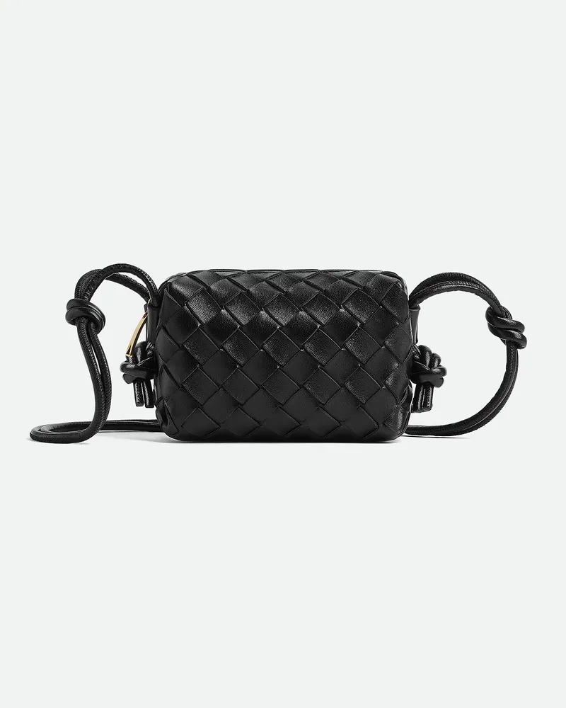 Bottega Veneta Candy Loop - Schwarz - Unisex - Lammleder Schwarz