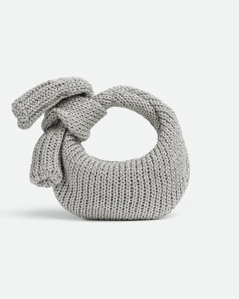 Bottega Veneta Mini Jodie Silver
