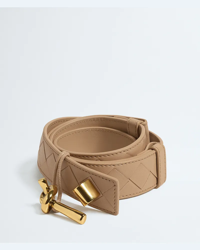Bottega Veneta Andiamo Gürtel-Beige - Damen Beige