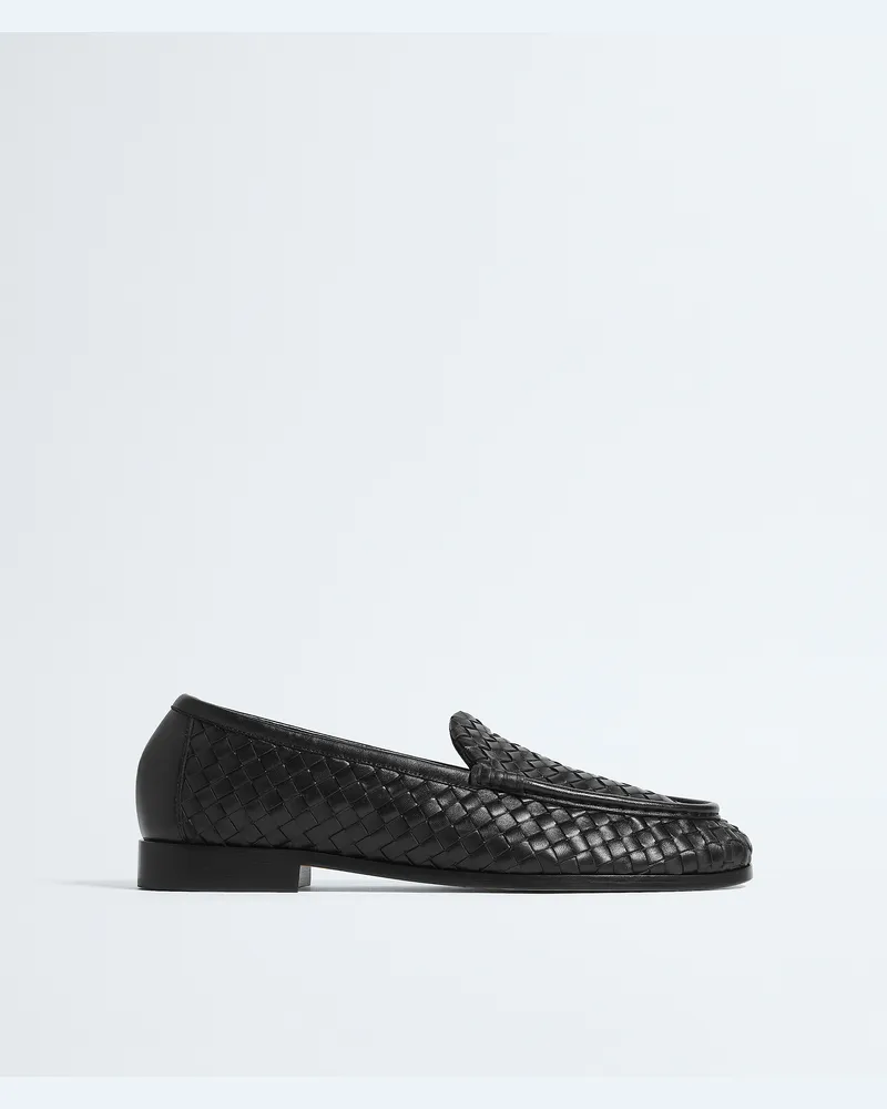 Bottega Veneta Silenzio Loafer - Schwarz - Herren 100 % Lammleder Schwarz