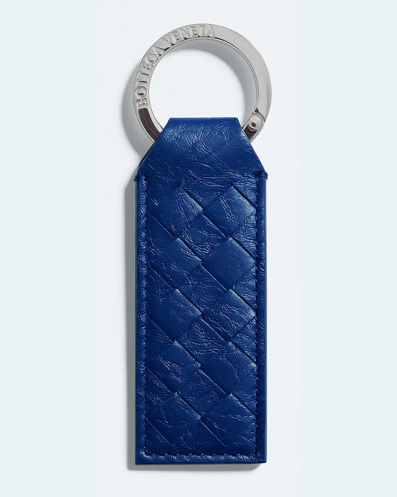 Bottega Veneta Schlüsselanhänger aus gewebtem Myzel-Blau - Herren Blau