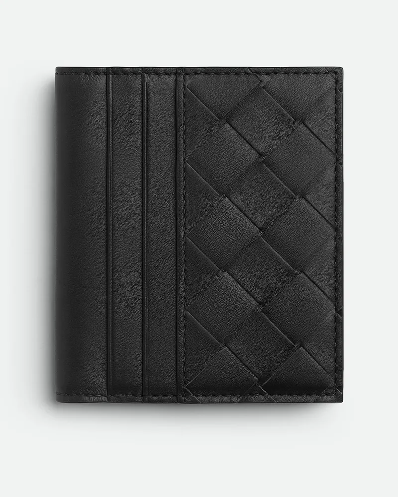 Bottega Veneta Intrecciato Bill Portemonnaie Black