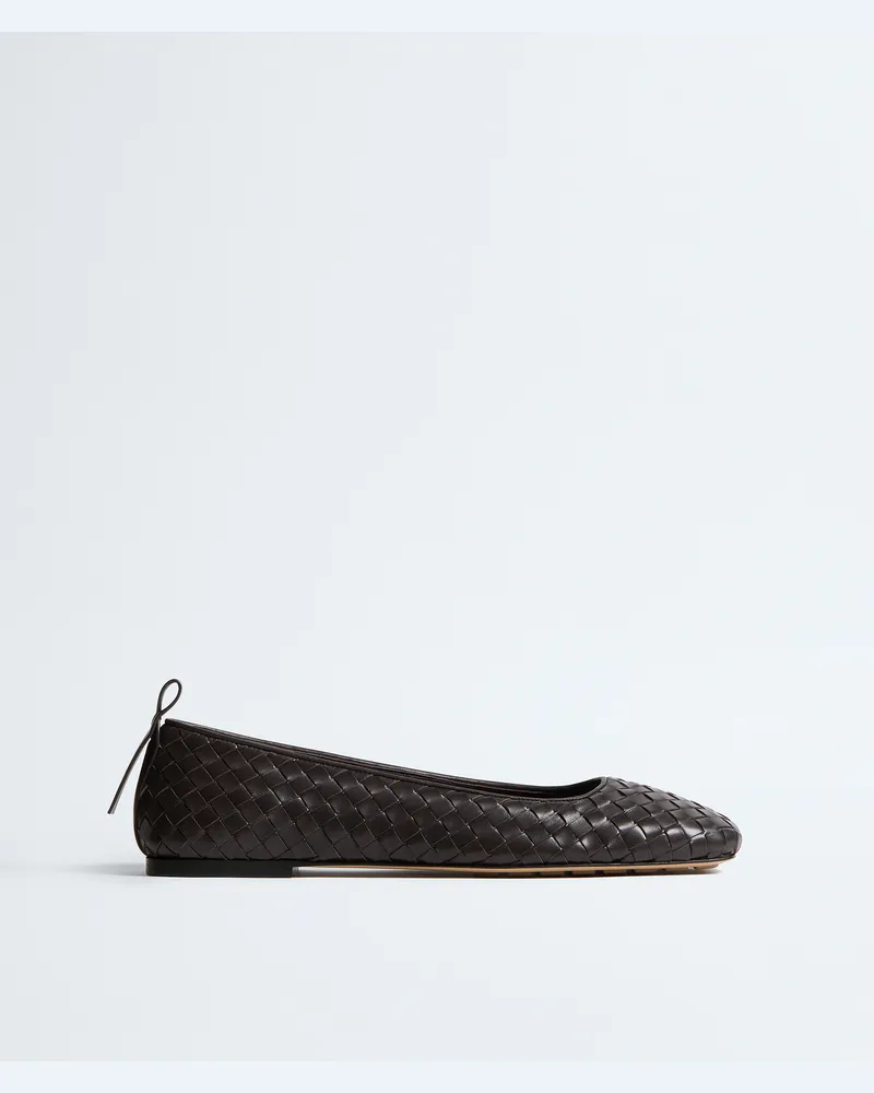 Bottega Veneta Charlotte Ballerinas - Braun - Damen 100 % Lammleder Braun