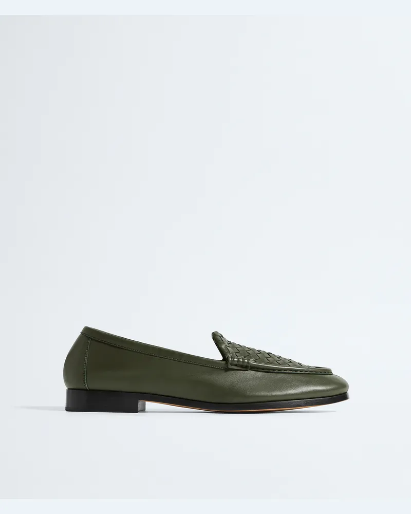 Bottega Veneta Silenzio Loafer-Grün - Herren Grün