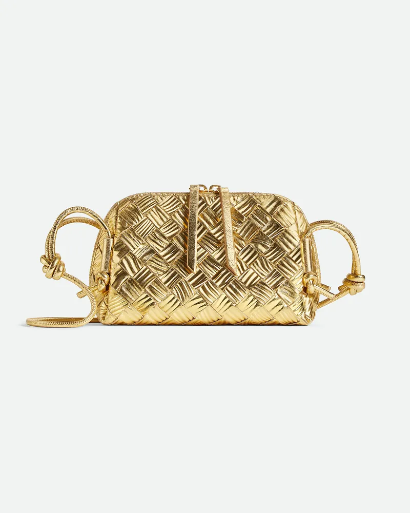 Bottega Veneta Concert Pouch - Gold - Damen - 80 % Kalbsleder & 20 % Lammleder Gold
