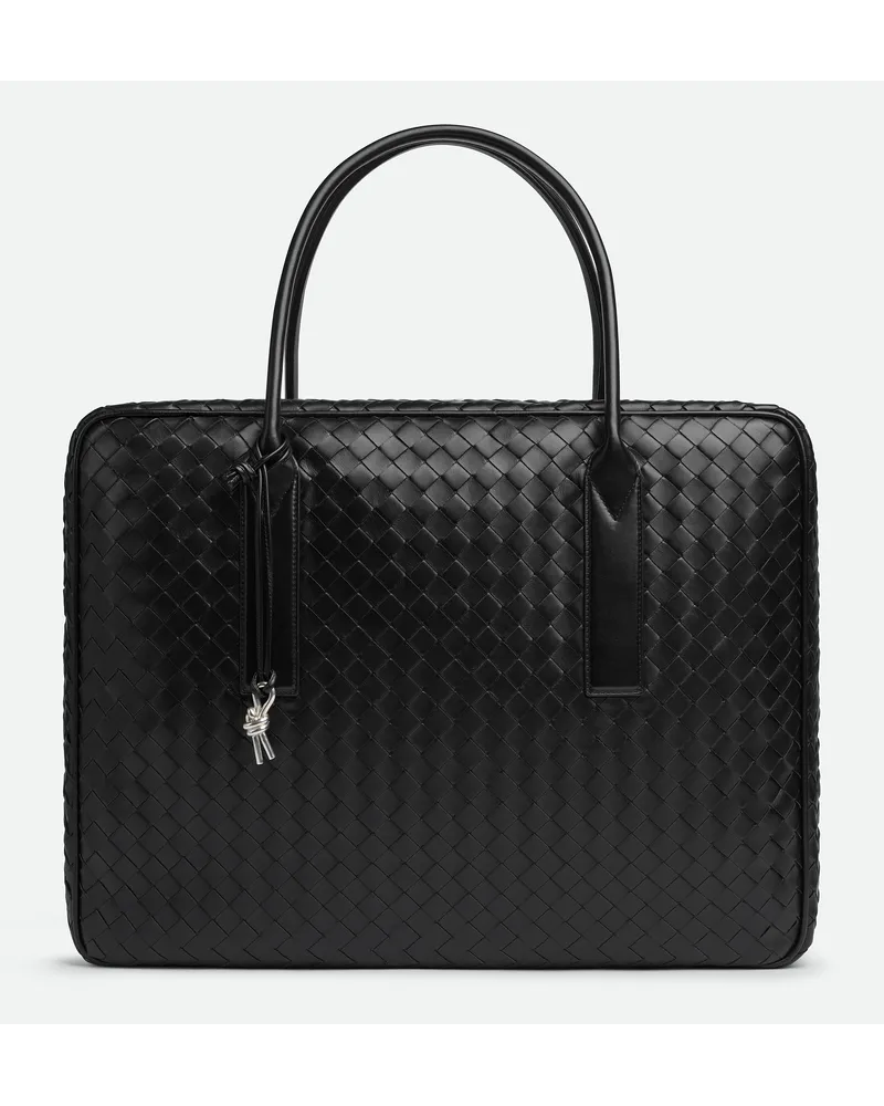 Bottega Veneta Getaway Großer Weekender Black