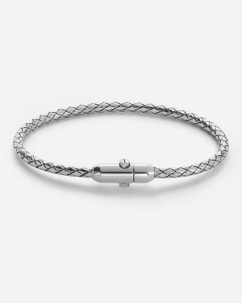 Bottega Veneta Intreccio Armband - Silber - Herren 100 % Sterlingsilber Silber