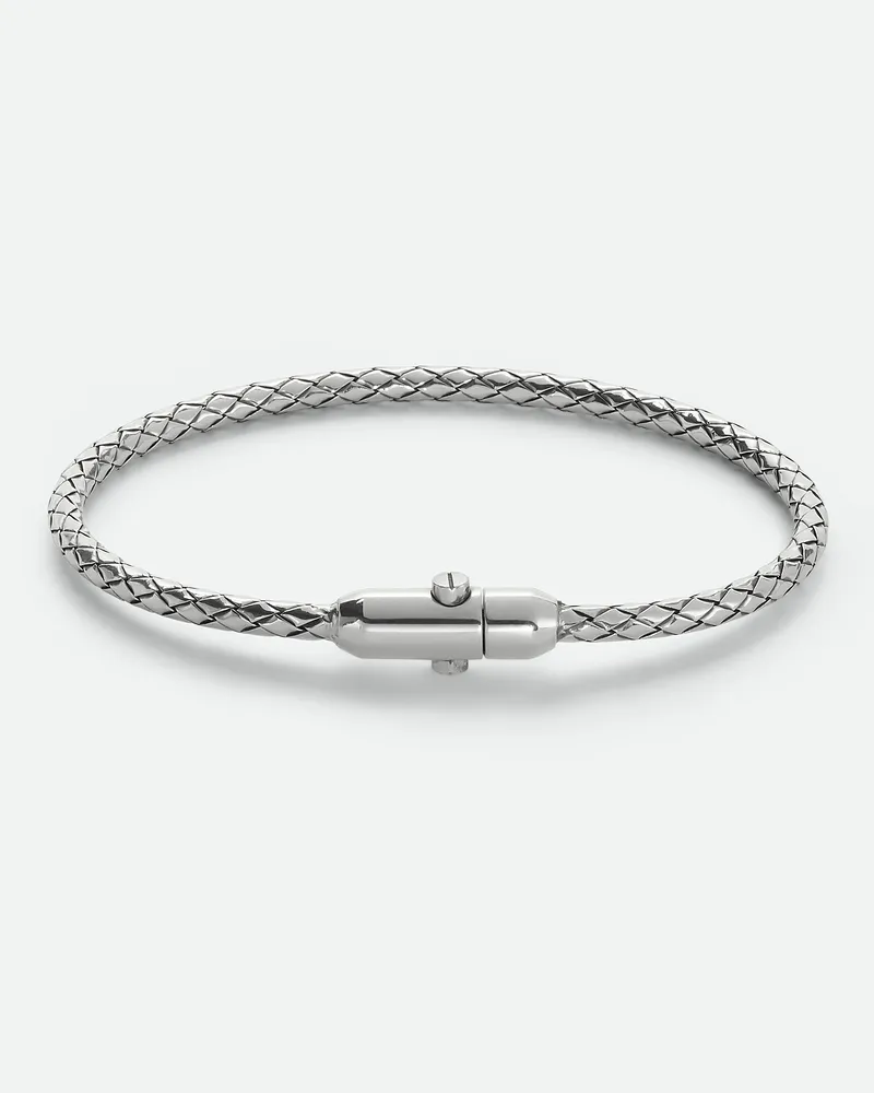 Bottega Veneta Intreccio Armband - Silber - Herren 100 % Sterlingsilber Silber