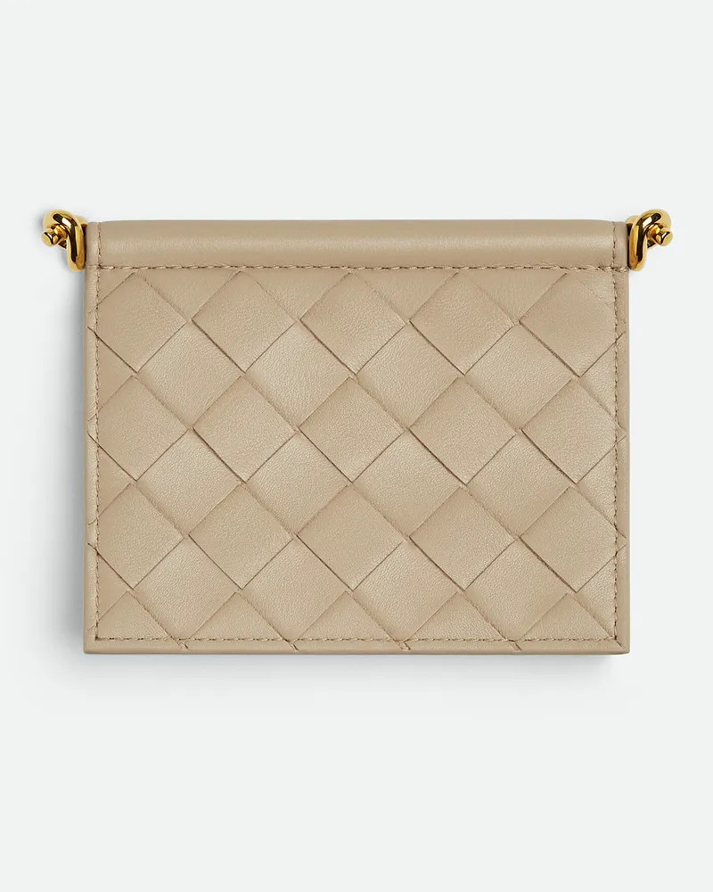 Bottega Veneta Solstice Visitenkartenetui Ecru