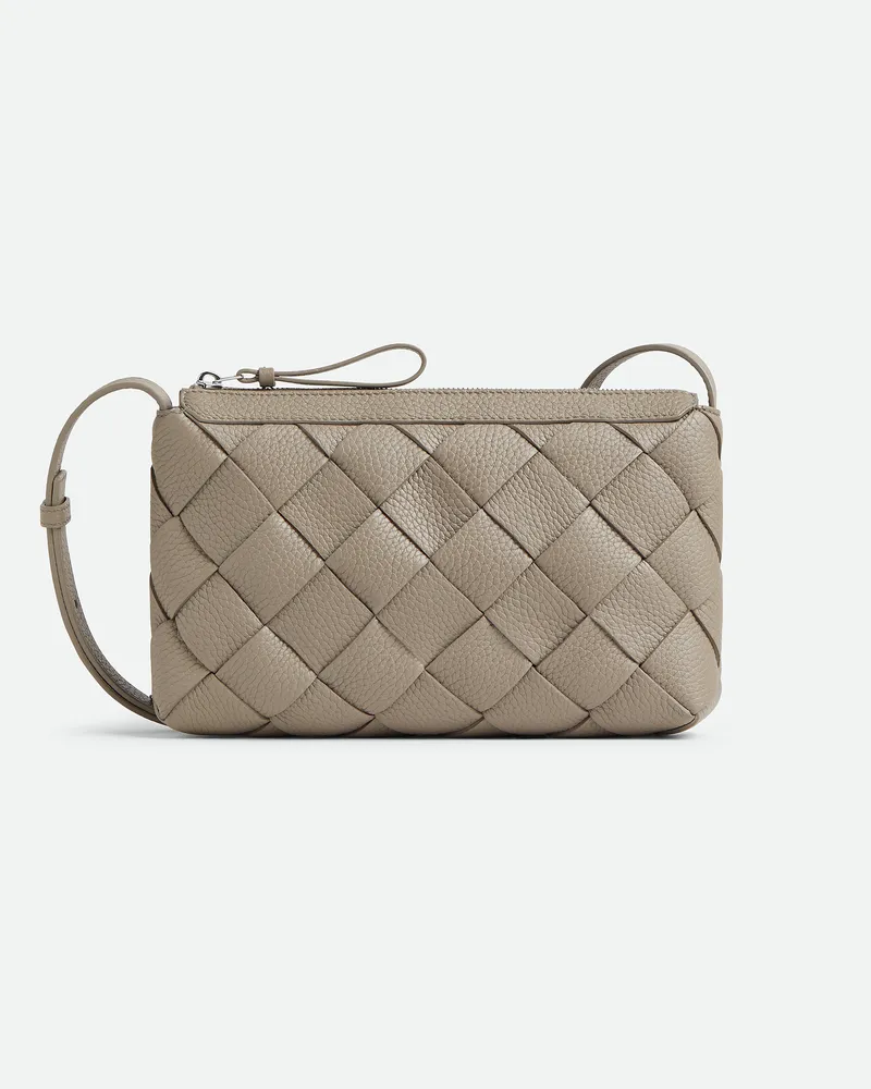 Bottega Veneta Diago Messenger Mit Zip Limestone