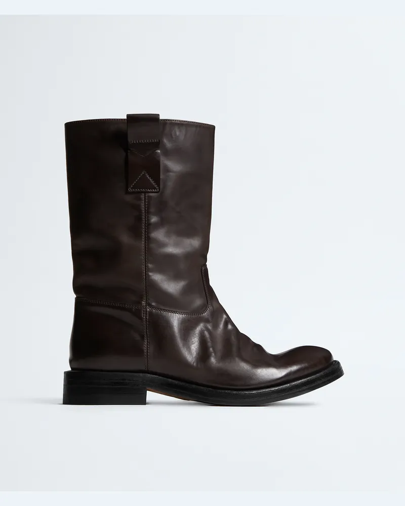 Bottega Veneta Rob Stiefel - Braun - Herren 100 % Kalbsleder Braun