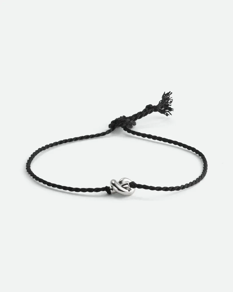 Bottega Veneta Freundschaftsarmband Black