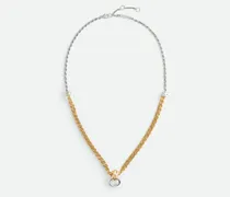 Knot Halskette-Gold - Damen