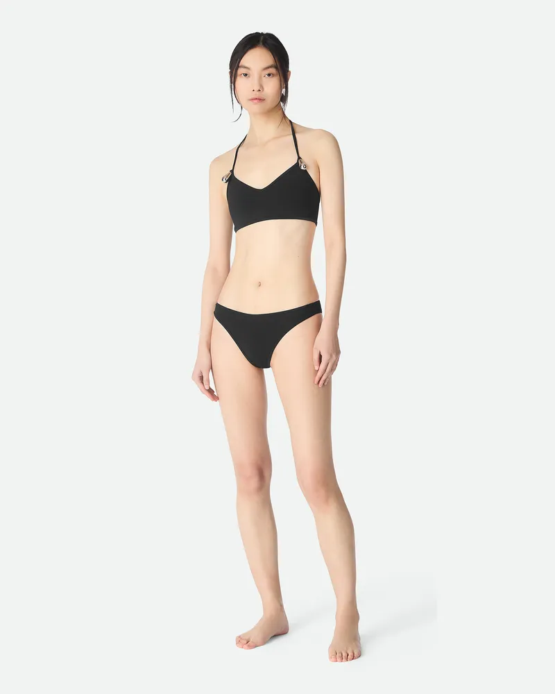 Bottega Veneta Bikini Aus Stretch-nylon Black