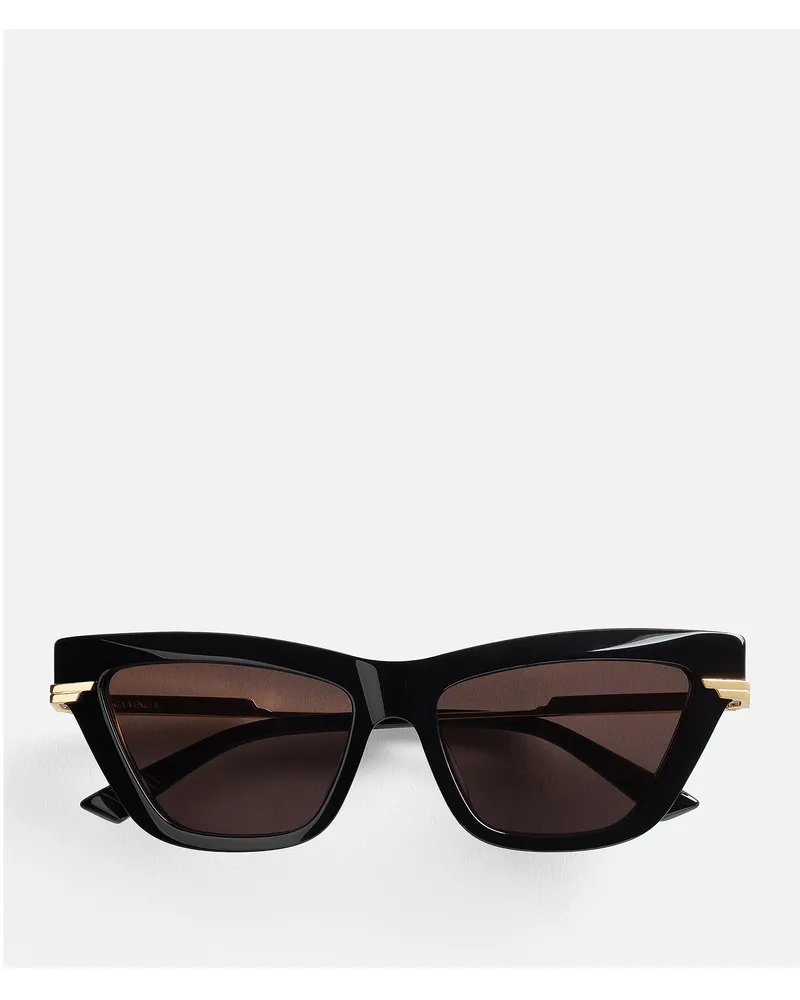 Bottega Veneta Classic Sonnenbrille In Cateyeform As Azetat Black