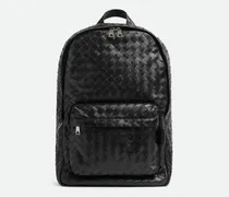 Intrecciato Rucksack-Schwarz - Unisex