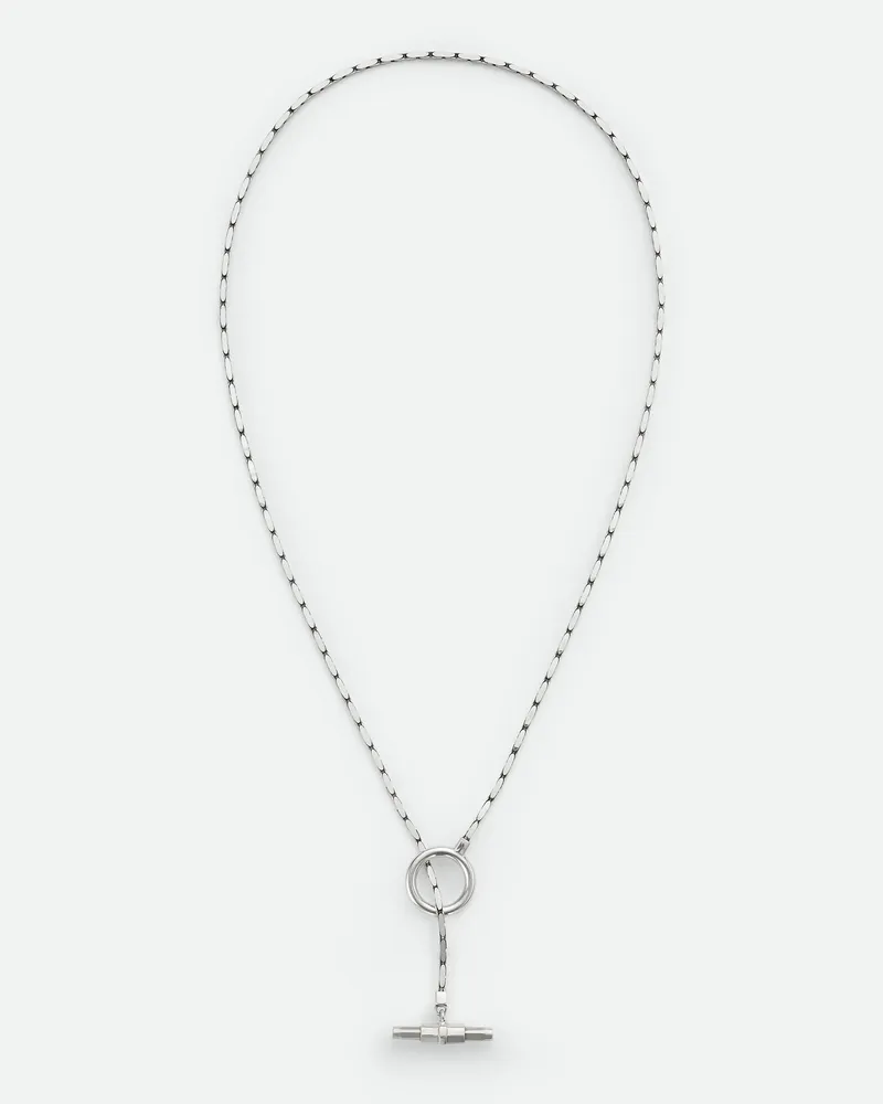 Bottega Veneta Pen Halskette Silver