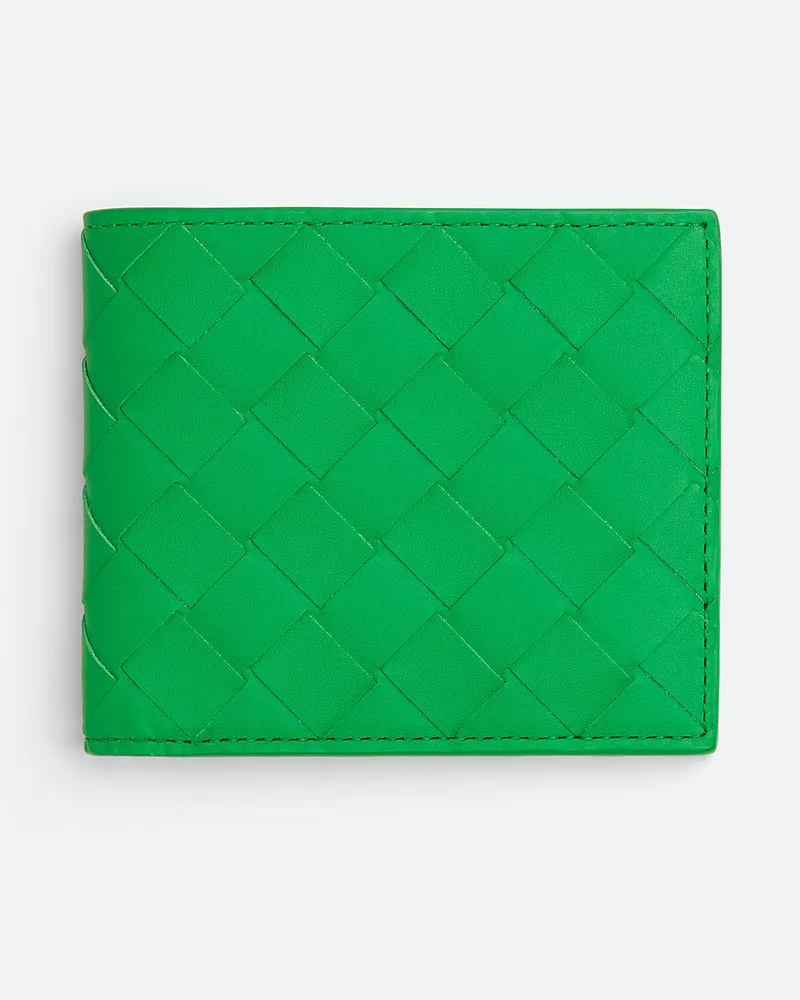 Bottega Veneta Intrecciato Bifold Portemonnaie Parakeet
