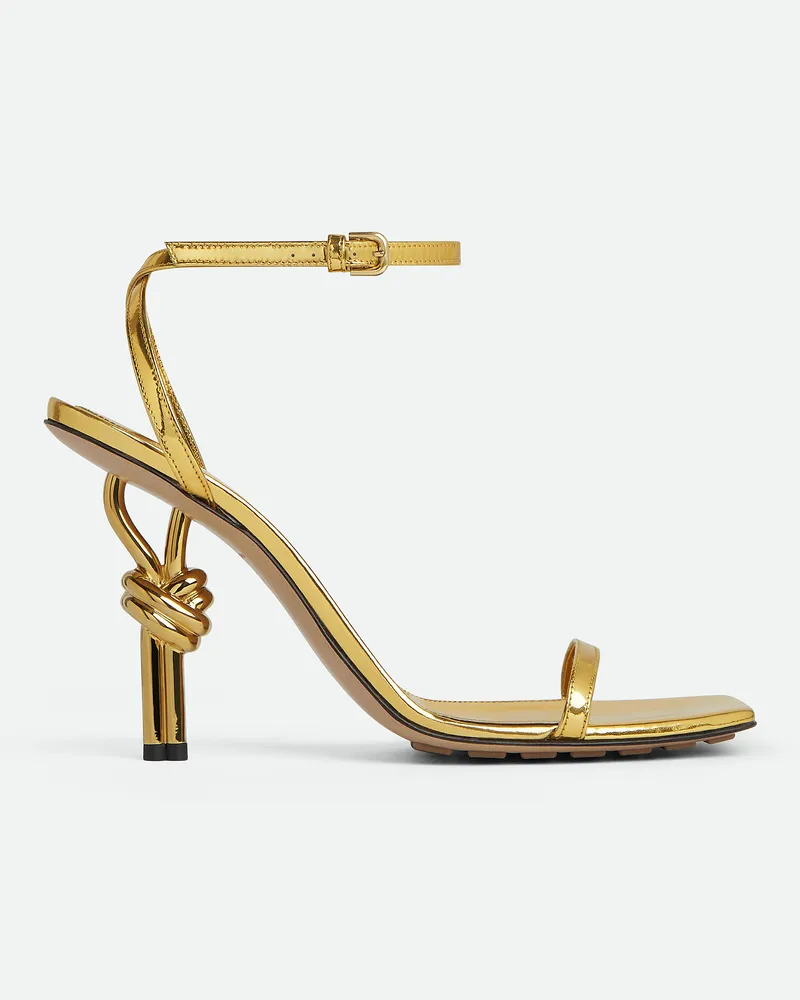 Bottega Veneta Knot Sandalen - Gold - Damen 100% Lammleder Gold