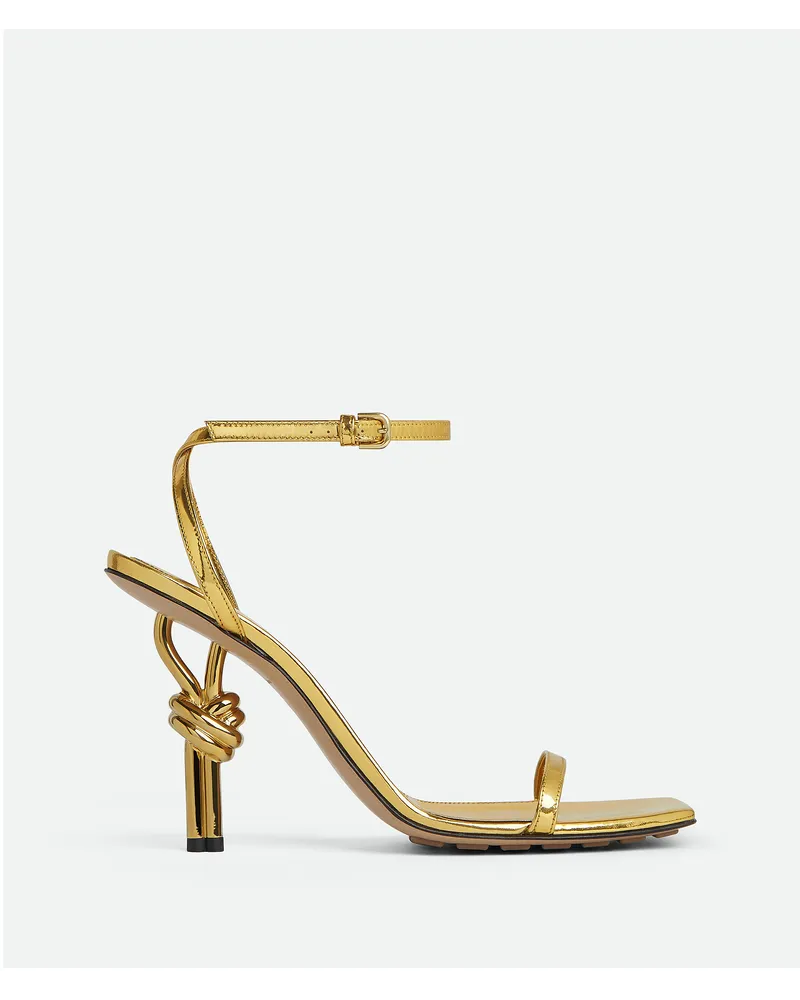 Bottega Veneta Knot Sandalen Gold