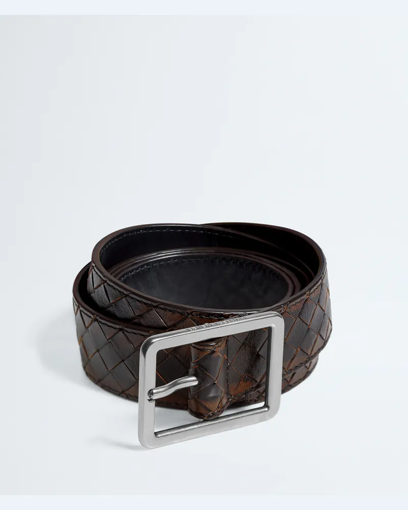 Bottega Veneta Tile Gürtel-Schwarz - Herren Schwarz