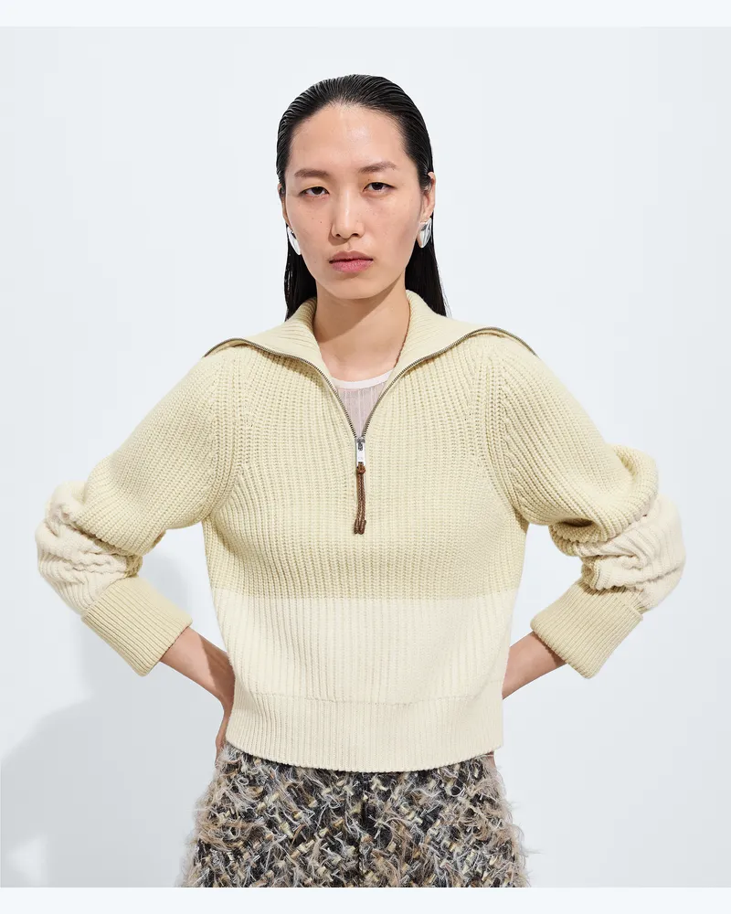 Bottega Veneta Pullover aus Wolle und Kaschmir-Beige - Damen Beige