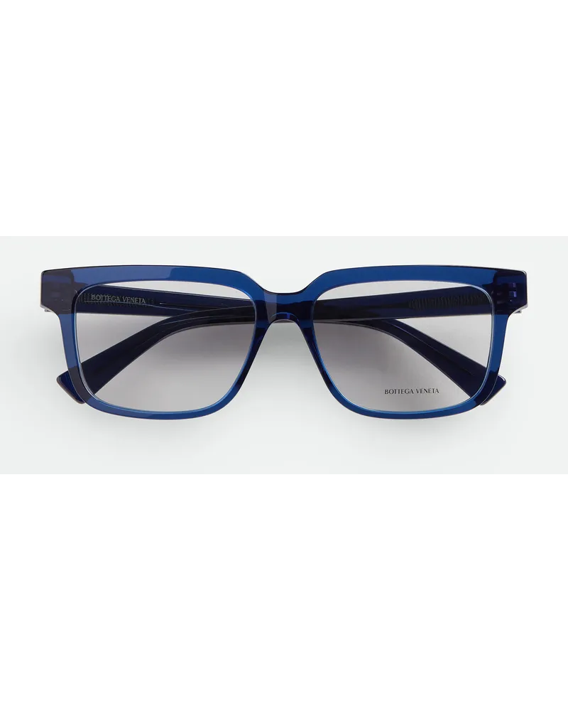 Bottega Veneta Qadratische Soft Recycled e Brille Blue