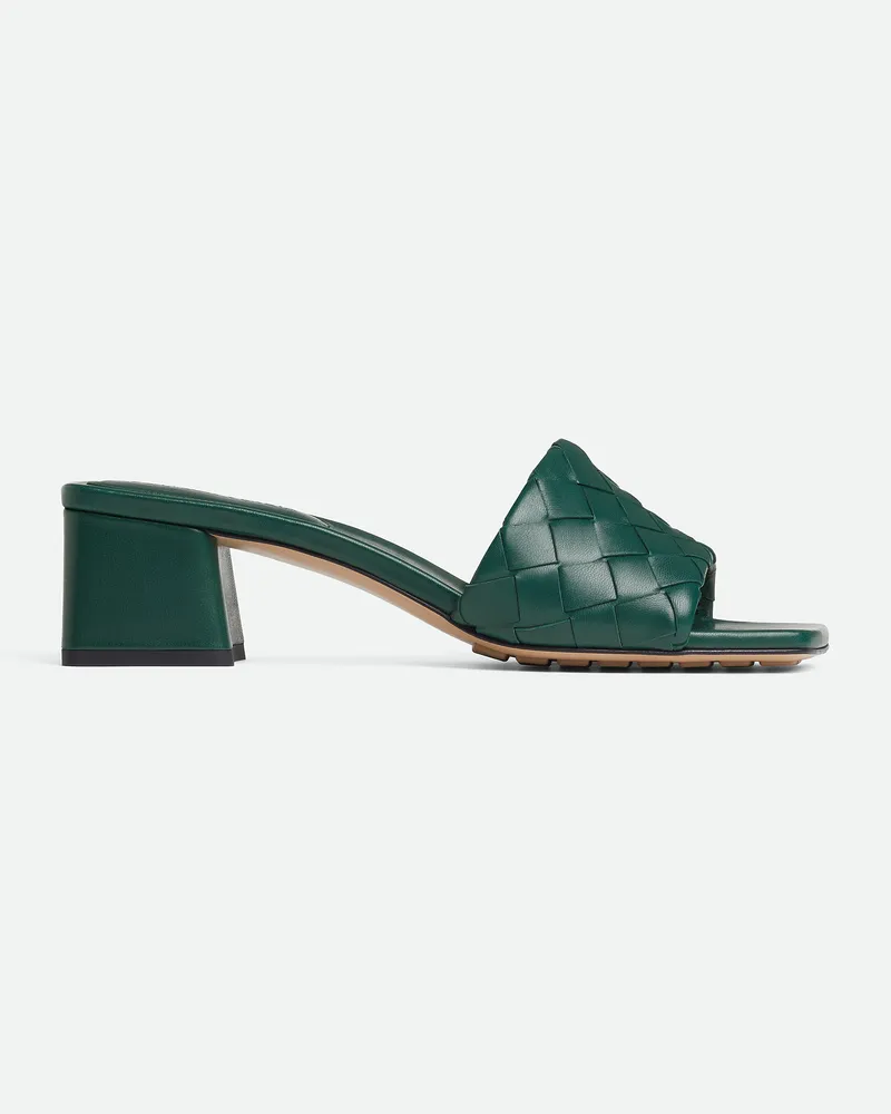 Bottega Veneta Parco Mules - Grün - Damen 100 % Lammleder Grün