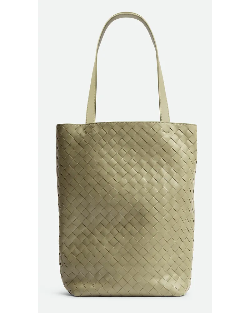 Bottega Veneta Kleine Intrecciato Northsoth Tote Bag Travertine