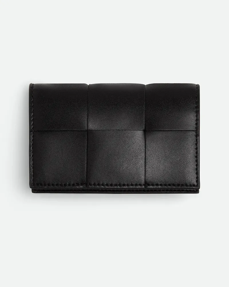Bottega Veneta Cassette Visitenkartenetui Black