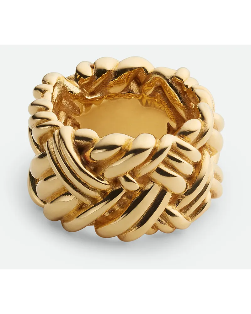 Bottega Veneta Intreccio Ring Yellow