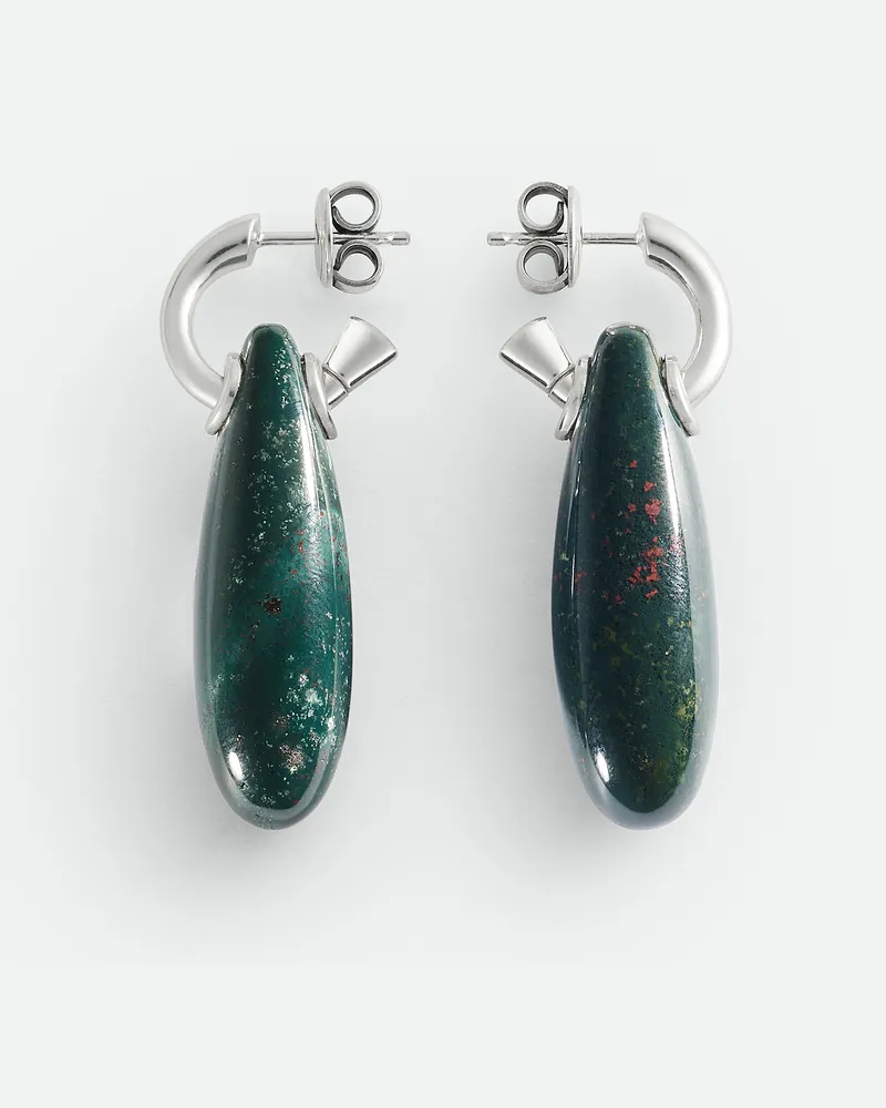 Bottega Veneta Kleine Ellipse Ohrringe Blood