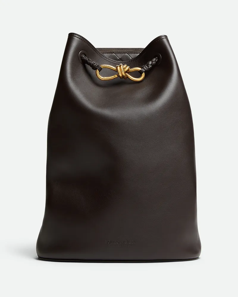 Bottega Veneta Andiamo Rucksack - Braun - Damen - 100% Kalbsleder Braun