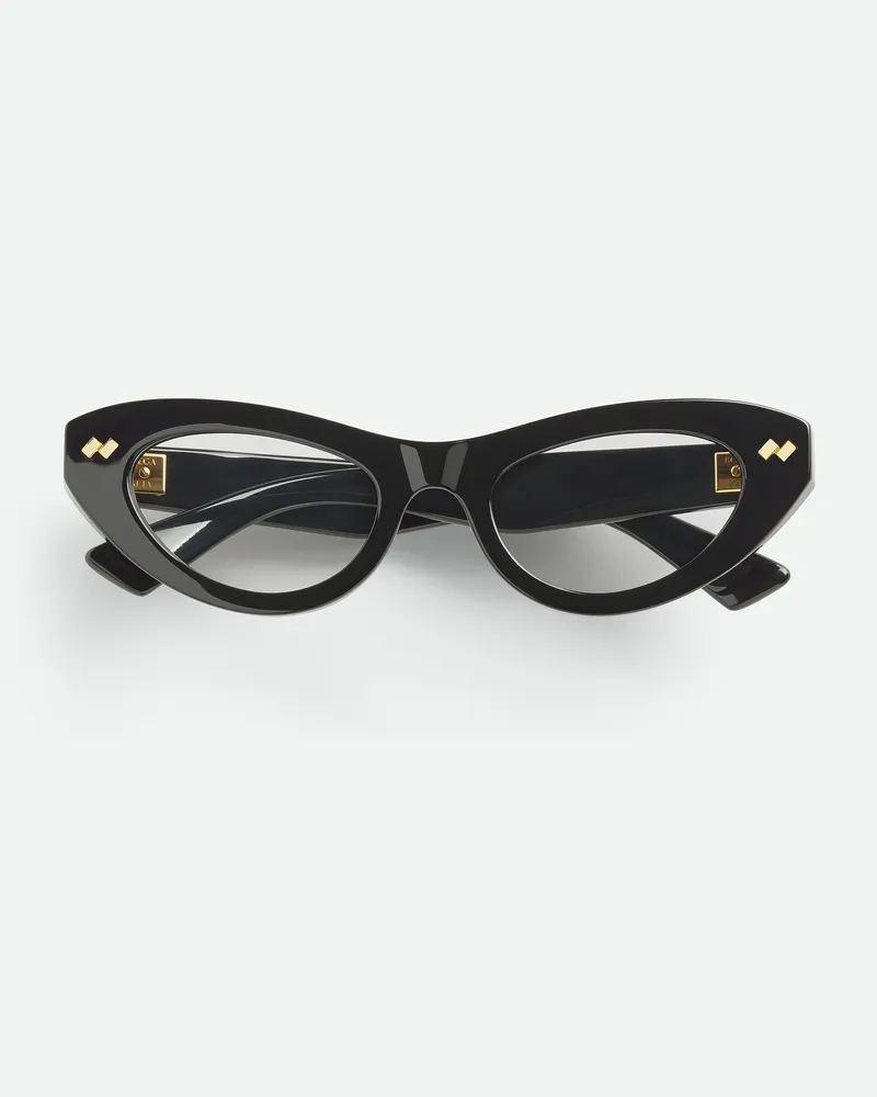 Bottega Veneta Dizzy Cat-eye-brille - Schwarz - Damen - 100 % Recyceltes Azetat Schwarz