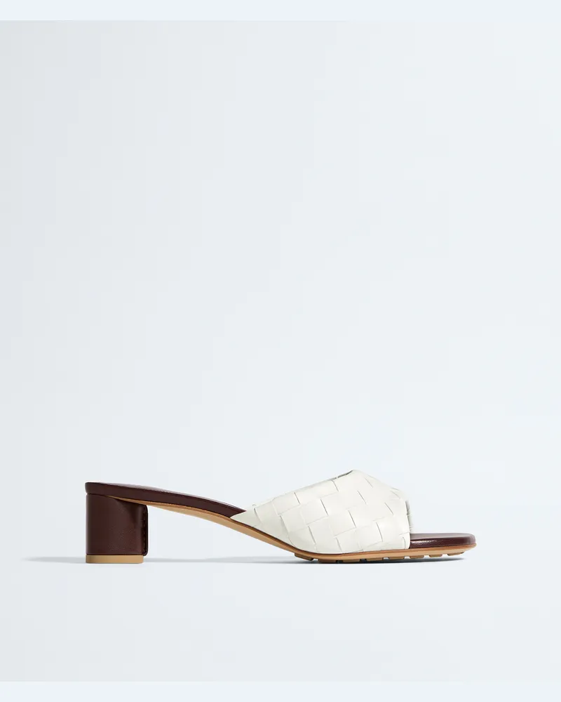 Bottega Veneta Livia Mules-Weiss - Damen Weiss