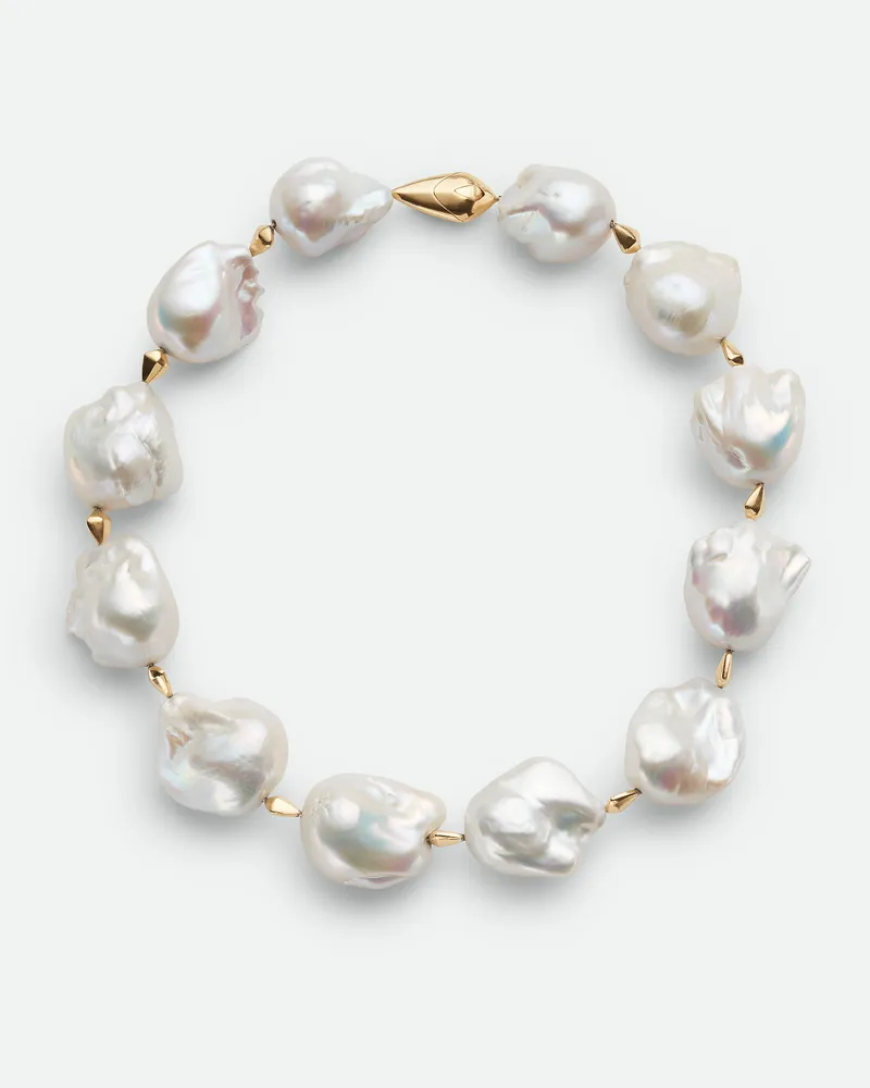 Bottega Veneta Pearl Collier - Weiß - Damen Weiß