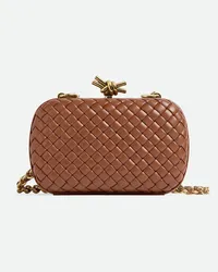 Bottega Veneta Knot Mit Kette Cognac