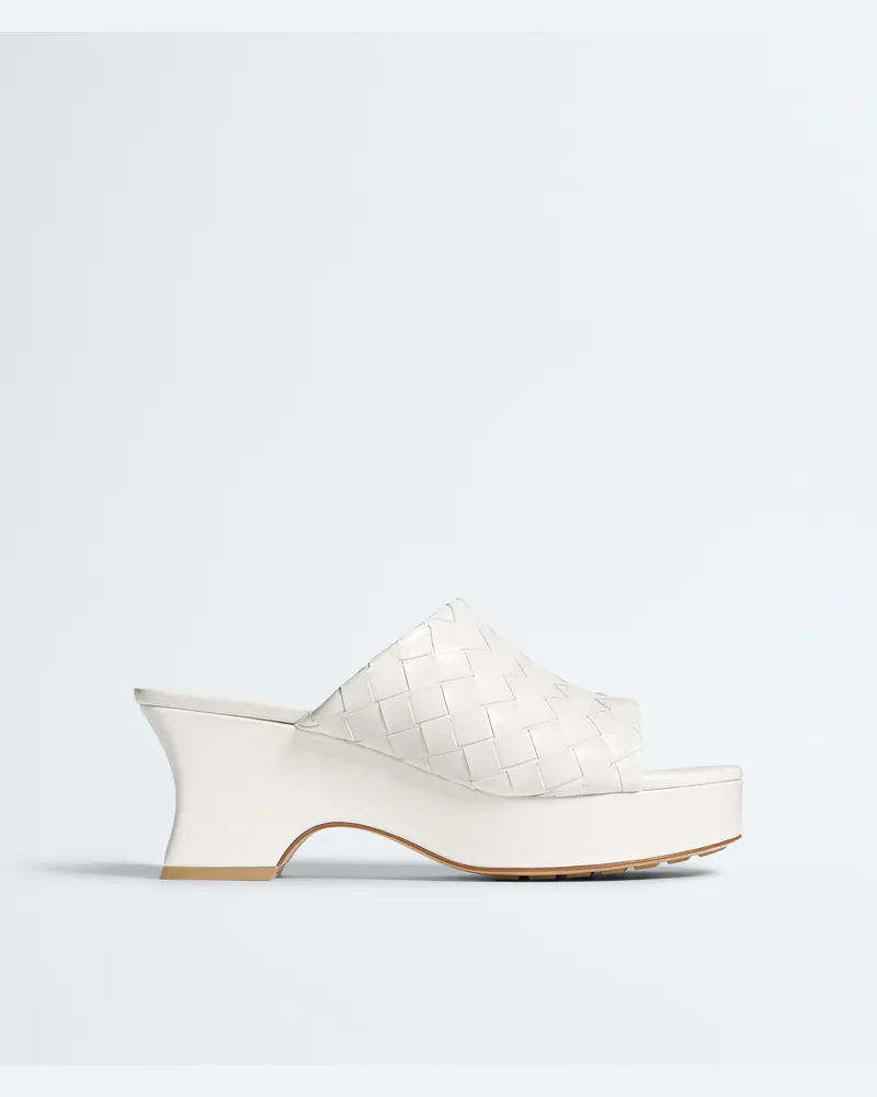 Bottega Veneta Rosita Mules mit Keilabsatz-Weiss - Damen Weiss