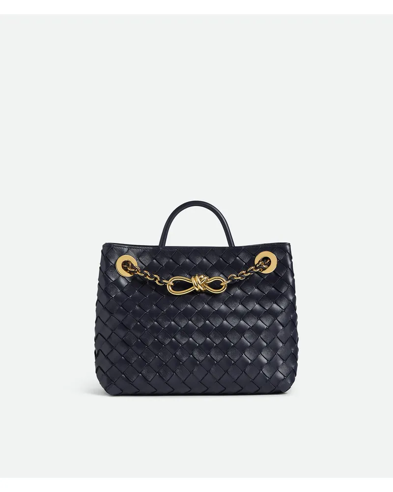 Bottega Veneta Kleine Andiamo Chain - Blau - Damen - 100 % Lammleder Blau