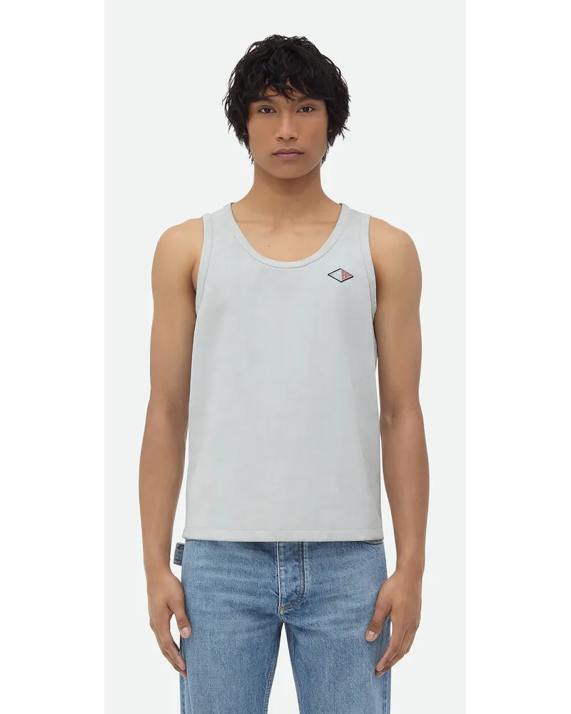 Bottega Veneta Tanktop Aus Jersey Und Geripptem eder Stone